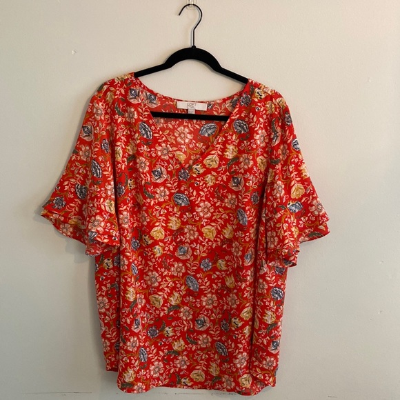 LOFT Tops - Loft Plus Floral Top